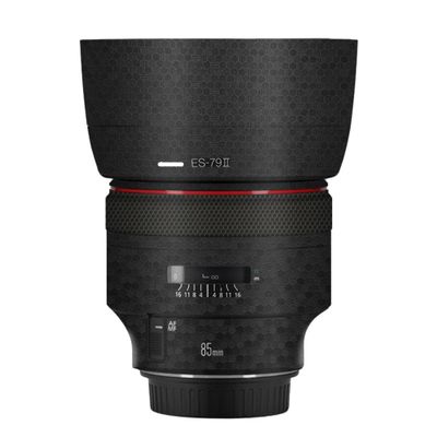 Mebont Camera Decal Skin for Canon EF 85mm F1.2L II USM 3M Material Sticker Waterproof Lens Protector(Hive Black)