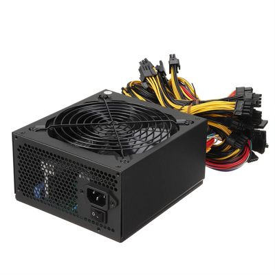INFRI 2000W PC Computer Miner Power Supply ATX ETH BTC Bitcoin Mining Machine 180~240V