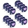 Cruxer 16 Pack Replacement for 91331 Letra Tag Refills Tape 12mm x 4m (1/2" x 13') Black Text on Clear Plastic Label Tape Compatible with 200B LT100H LT100T QX50 Label Maker for Home Office School view 1