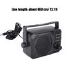 Mtlavishness Car Mobile Radio External Speaker Adjustable Volume 4 Meter Line Length Mono Playback Small Size Clear Sound ABS Material for in Car Use view 4