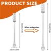 2025 New Power Socket Expander, Access Hard-to-Reach Outlets, Outlet Extender Pole for Behind Couches, Rotating Extendable Outlet Features USB-A USB-C and 2 Ac Outlets view 2