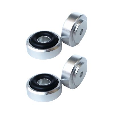4pcs 20x8mm Silver Isolation Feet Stand for CD Turntable Radio AMP Amplifier Accessories