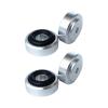 4pcs 20x8mm Silver Isolation Feet Stand for CD Turntable Radio AMP Amplifier Accessories view 1