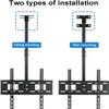 TV Ceiling Rack, Adjustable, 360 Rotating Bracket Universal Display Rack TV Wall Bracket Mount,One Color 0.5 1M view 4
