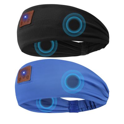 ASIILOVI Bluetooth Sleeping Headphones, Headband Headphones for Side Sleepers, Wireless Headband for Yoga, Running, Workout, Travel, Sports, Unique Presents for Adult Teens