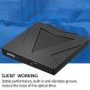 External CD DVD Drive Player Burner Writer for Laptop Desktop, External CD DVD Drive USB 3.0, DVD & CD Disc Drive Player view 3