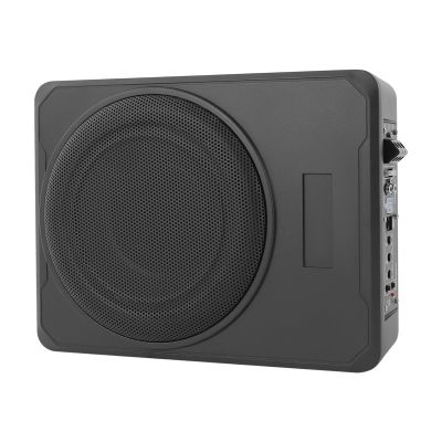 10 Car Subwoofer, 600 Watt Power Amplifier, 360 Surround Full Frequency Underseat Subwoofer, Variable Bass Boost