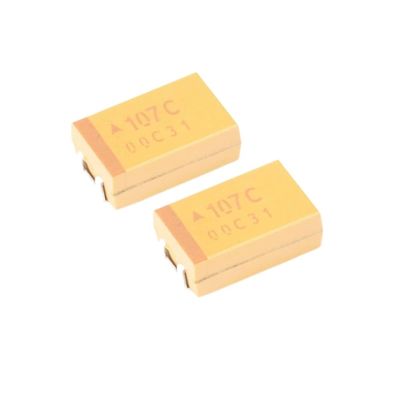 100PCS 6V 6.3V 10V 16V 25V 35V 50V 10UF 22UF 33UF 47UF 100UF 220UF 330UF 470UF D Type SMD Tantalum Capacitor(10V 220UF D)