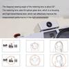 LIULIQ Camera 2R Light Meter, Photography Set-top Reflection Light Meter with Canvas Storage Bag and 0.96-inch OLED Display, Diagonal Angle of View of Approximately 30 for Vintage Cameras view 3