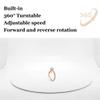 Electric 360 Turntable Gold and Silver Jewelry Photo Light Box Kit, Smart Photography Turntable 20/30CM Photo Studio Photography Light Box Softbox Dimmable Rotating Turntable,T30 view 2