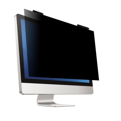 AIZYR Magnetic Computer Privacy Screen Filter, Anti-Scratch Anti Blue Light Blocking Screen Filter, Hanging Anti Spy Black Protective Film Removable,23inch 524mmx306mm