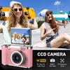 4K Foldable Screen Student Camera, 2025 Upgrade Portable FHD 4K 48MP Point and Shoot Digital Camera, 4K Digital Camera with 18X Zoom Anti-Shake with Flip Screen (Purple Kit) view 2