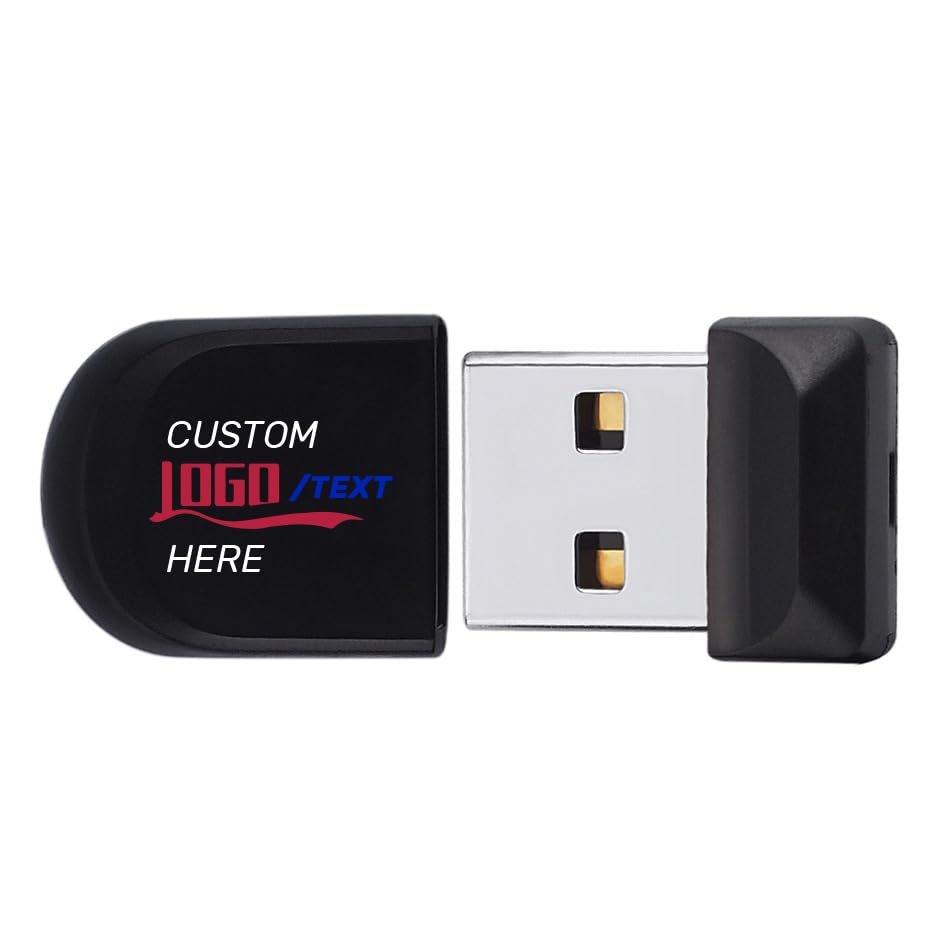 Custom Super Mini USB Flash Drive | Bulk Branded Memory Stick with Logo | High-Speed USB 2.0 | Compact Promotional Gift & Data Storage Solution (128MB,100PCS)