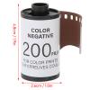 2 Roll 35mm Camera Color Film, ISO 200 8 Sheets HD Color Print Camera Negative Film for 135 Cameras view 2