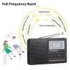 Portable Digital Radio FM/AM/SW/MW Full Band Radio Receiver LCD Display view 4