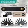 20 Pcs Leather Cord Organizer - Black Leather Cord Ties for Charging Cords, Reusable Charging Cable Organizers view 3