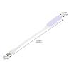 FONDOTIN USB Gooseneck Reading Lamp Flexible Bedside Night Light USB Port Eye-Caring LED Desk Light for Dorm Home Office and Laptop Use Adjustable Brightness view 2