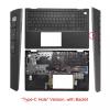 Replacement for Dell Inspiron 15 3510 3511 3515 3520 Laptop Upper Case Palmrest Backlit Keyboard Type-C Hole Assembly Part 09CJN3 054WVM(Type-C Hole &Backlit Keyboard) view 4