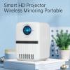 MVUYO Portable LCD LED Projector Home Theater Mirroring 130ANSI Lumens Projector iN iN 3.5mm Audio view 3