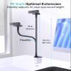Etour 19-inch Webcam Mount Stand for Desk, 2026 Upgraded Desk Clamp & Gooseneck Arm Stand for Logitech Webcam BRIO 4K C920 C920s C922 C922x C925e C930 C930e C960 C615 NexiGo N60, Cam with 1/4" Thread view 2