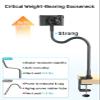 Etour 19-inch Webcam Mount Stand for Desk, 2026 Upgraded Desk Clamp & Gooseneck Arm Stand for Logitech Webcam BRIO 4K C920 C920s C922 C922x C925e C930 C930e C960 C615 NexiGo N60, Cam with 1/4" Thread view 3