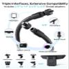 Etour 19-inch Webcam Mount Stand for Desk, 2026 Upgraded Desk Clamp & Gooseneck Arm Stand for Logitech Webcam BRIO 4K C920 C920s C922 C922x C925e C930 C930e C960 C615 NexiGo N60, Cam with 1/4" Thread view 4