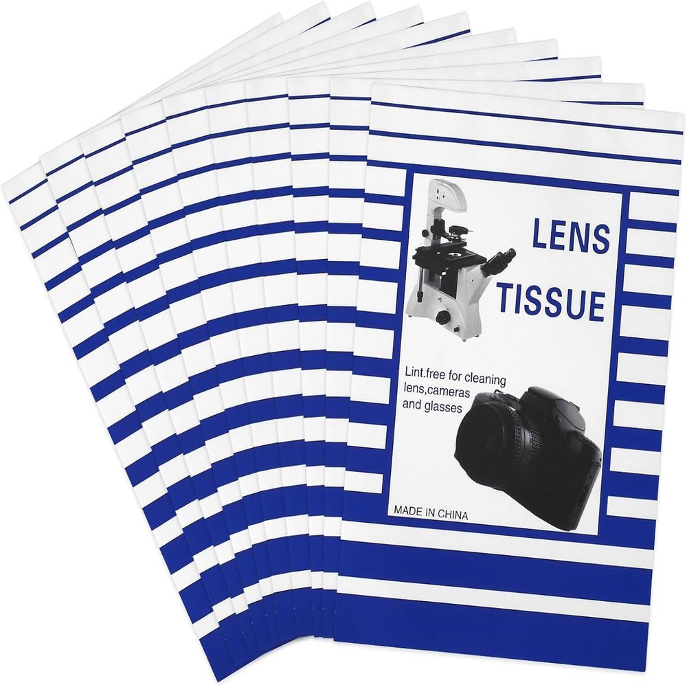 500 Pcs Lens Paper Microscope Lens Tissue Lens Cleaner Paper Lens Cleaner Cloth for Microscope Lens Microscope Tissue Glasses Cleaner Paper for Camera Lenses Microscopes Computer Screens Magnifiers