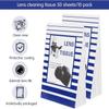 500 Pcs Lens Paper Microscope Lens Tissue Lens Cleaner Paper Lens Cleaner Cloth for Microscope Lens Microscope Tissue Glasses Cleaner Paper for Camera Lenses Microscopes Computer Screens Magnifiers view 3
