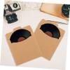 DOITOOL 50pcs CD Paper Sleeves Portable DVD Storage Envelopes Kraft Paper CD Bags for Home and Travel Disc Protectors view 3