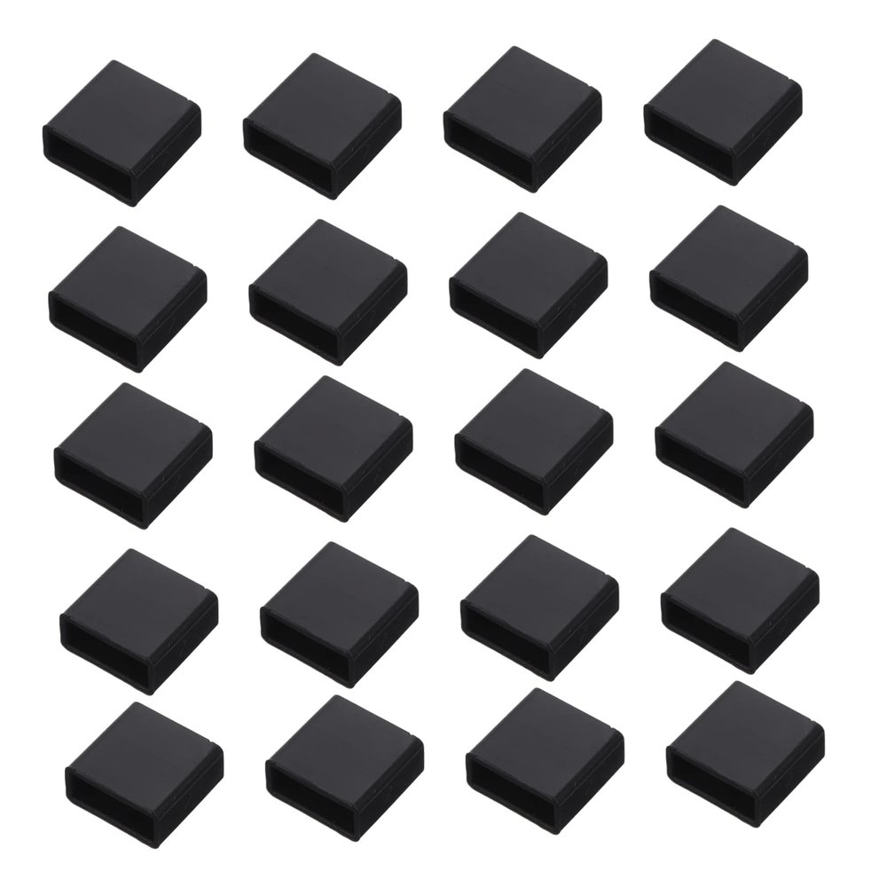 ZUNOXAZ 20pcs Silicone USB Dust Cover Cap for USB Male Plug Disk Data Cable Protection