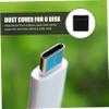 ZUNOXAZ 20pcs Silicone USB Dust Cover Cap for USB Male Plug Disk Data Cable Protection view 3