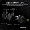 TANGZU Wan'er S.G II 10mm PET Dynamic Driver In Ear Monitor Wired Earbuds view 3