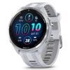 Garmin 010-02809-01 Forerunner 965 Running Smartwatch Whitestone and Powder Gray Bundle with Deco Essentials Charging Dock, Silicone Dust Cover 3 Pack and 1.4 Inch Screen Protector view 2