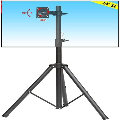Adjustable Adjustable TV Mount Bracket Portable TV Tripod Stand with 360 Swivel and Tilt Mount for 14-32 Inch Monitor Electric TV Lift,