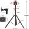 Adjustable Adjustable TV Mount Bracket Portable TV Tripod Stand with 360 Swivel and Tilt Mount for 14-32 Inch Monitor Electric TV Lift, view 2