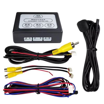 9-16V Automatic Front Rear Video Conversion Box Car Surveillance & Reverse Camera AV Bidirectional Control Box Converter