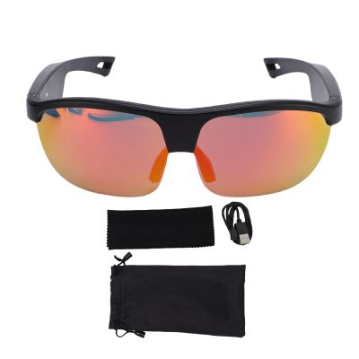 CHEOTIME AI Translator Smart Glasses, Bluetooth Glasses Supports 100 Languages Real Time Translation Glasses with Speaker Mic for Music Calling