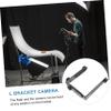 Tofficu Shaped Bracket for Camera Speedlight Screw Holder for Camcorders LED Lights Matte Finish Slip Resistant Design for Photographers view 2