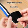 30 Pcs Hook & Loop Cable Tie with 3M Self-Adhesive Hook & Loop Cable Tie, Adjustable Desktop Cable Organizer, Reusable Cable Organizer (Black) view 3