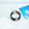 JAKCOM R4 Smart Ring Nueva versin Dispositivo inteligente porttil integrado 4 tarjetas RFID y 128 GB de disco inalmbrico y muchas funciones NFC para iPhone Android, Cermica, Sin piedras preciosas view 3
