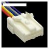 6Pin Car DVD Plug Wiring Harness Rearview Mirror Electronic Connector with Cable 7283-8660 Compatible with YAZAKI view 1