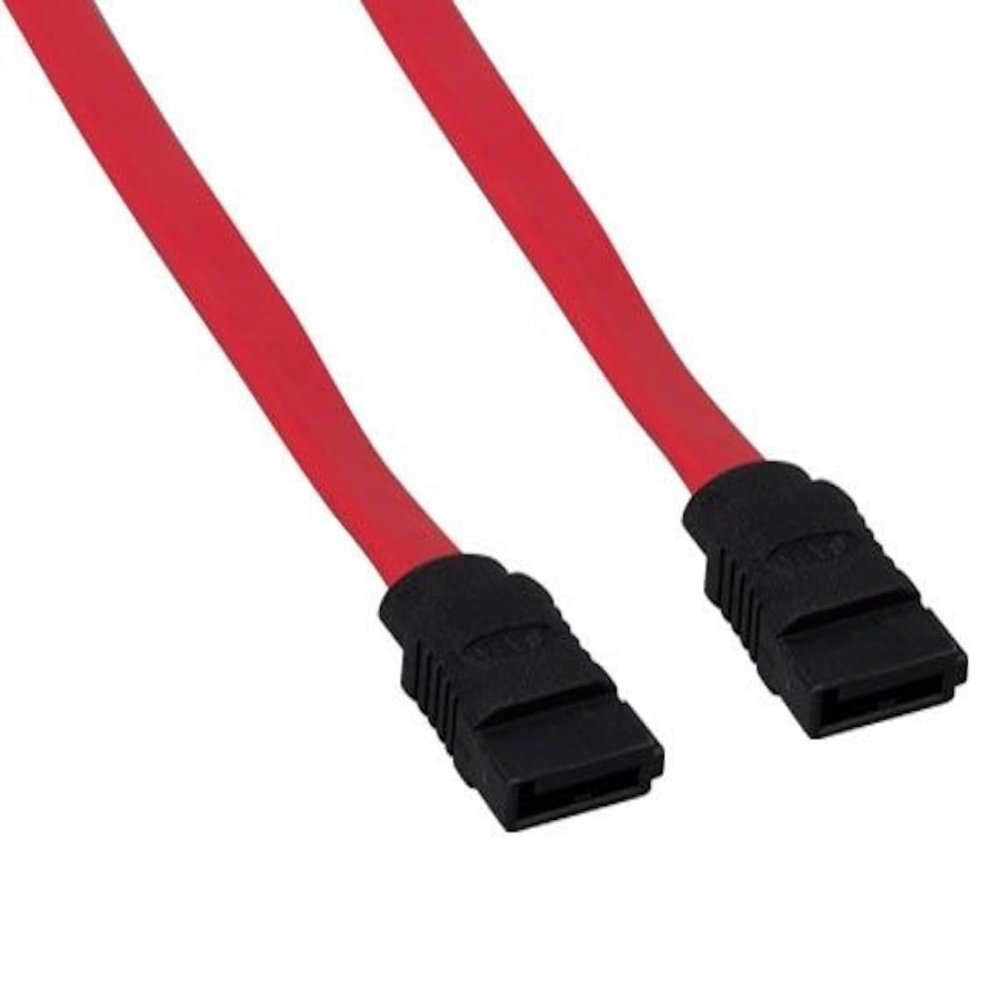1 m 7-pin 180-Degree Serial ATA Device Cable - Red