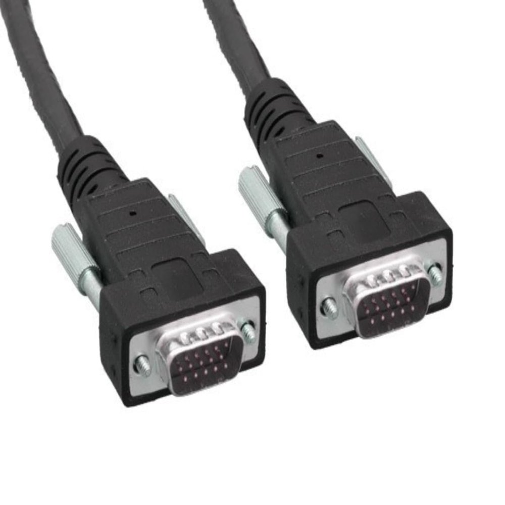 100 ft. Plenum-Rated CMP SVGA HD15 Male to Male Monitor Cable - Black