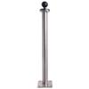 WINDFRD All 304 Stainless Steel Mount Base with 17" Long Arm, Aluminum 1.5" Ball Adapter for Tablets/Fish Finders, Compatible with RAM, Arkon, iBolt and More 1.5 inches/C Size Ball Double Socket Arm view 1