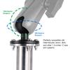 WINDFRD All 304 Stainless Steel Mount Base with 17" Long Arm, Aluminum 1.5" Ball Adapter for Tablets/Fish Finders, Compatible with RAM, Arkon, iBolt and More 1.5 inches/C Size Ball Double Socket Arm view 4