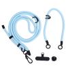 Alomejor Camera Lanyard Fit, Camera Strap Secure Attachment with Polyester Material for ONE X4, Pocket 3, Action 5 Photography Strap (Blue) view 1