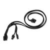 EPS 8 Pin Splitter for PSUs Black view 1