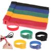 100pcs Reusable Cable Ties Adjustable Cord Organizer for Electronics 150MM Multi-Purpose Wire Management Straps Strong Hook and Loop Design view 1