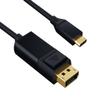 10 ft. USB 3.1 Type C Male to DisplayPort 4K 60Hz Male Cable Black view 1