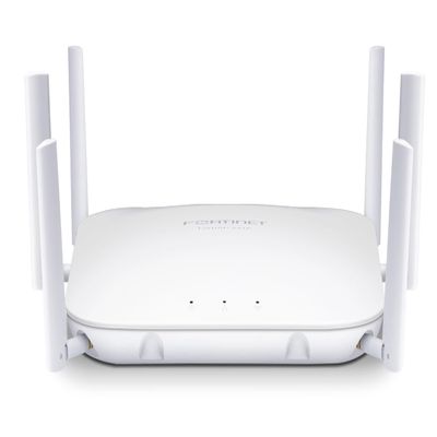 Fortinet FortiAP 243K Wi-Fi 7 Indoor Access Point | Quad-Radio with External Antenna Support | 6GHz Tri-Band | 10 Gigabit Ethernet | BLE/ZigBee | WPA3 Security (FAP-243K-A)